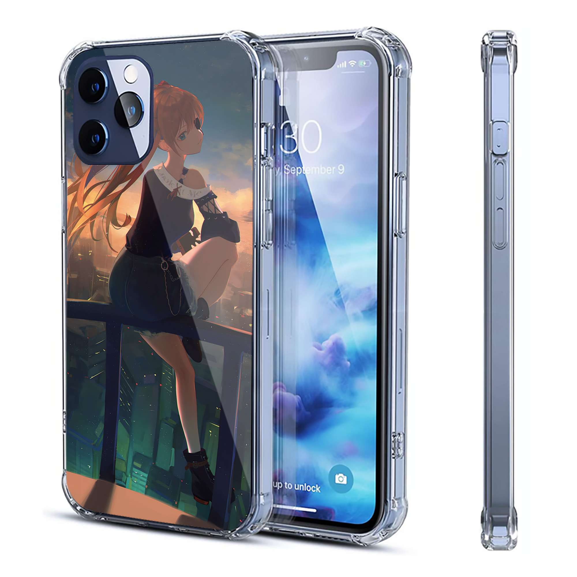 （画像用） EVA 新世紀エヴァンゲリオン 【iPhone 12シリーズ対応】透明スマホケース（クリアソフトケース）